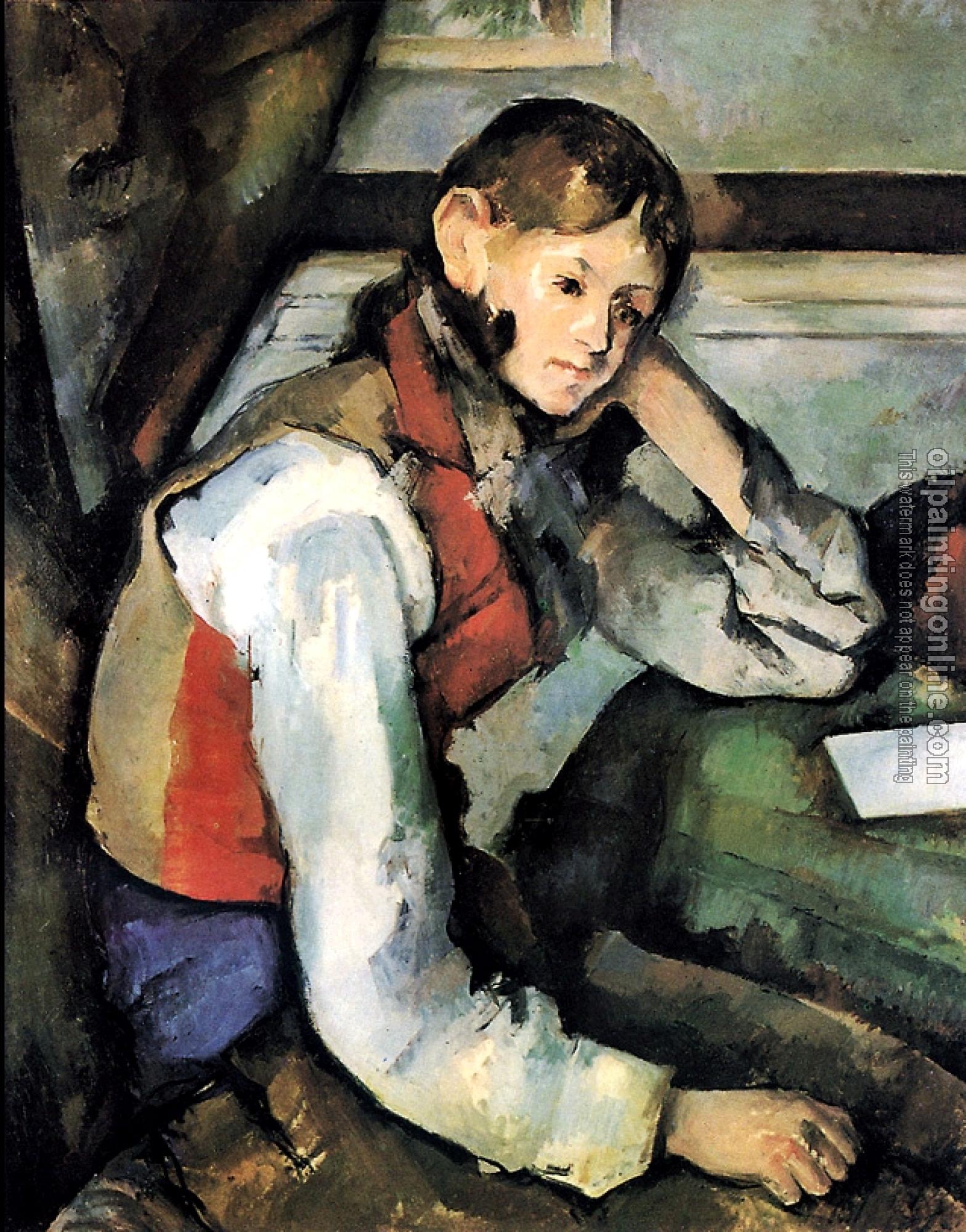 Cezanne, Paul - Boy in a Red Waistcoat